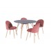 dining table 4 chairs mod: 181714